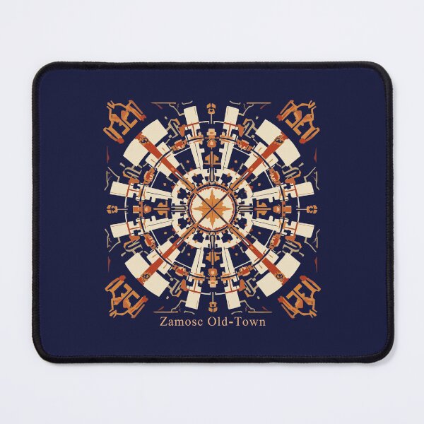 Item preview, Zamosc Old-Town, Abstract geometric map Design designed and sold by phiawdesign9.