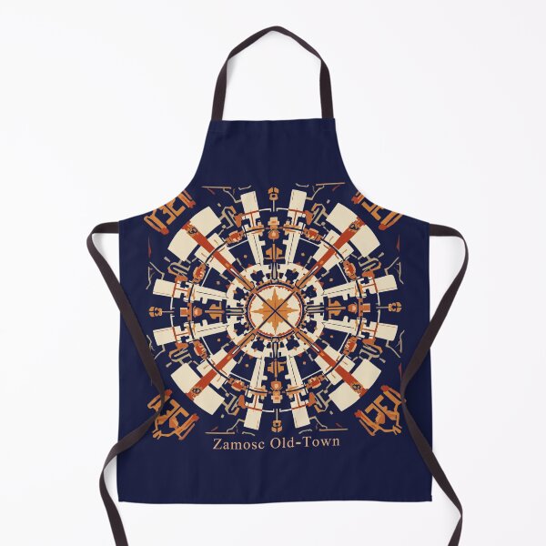 Item preview, Zamosc Old-Town, Abstract geometric map Design designed and sold by phiawdesign9.