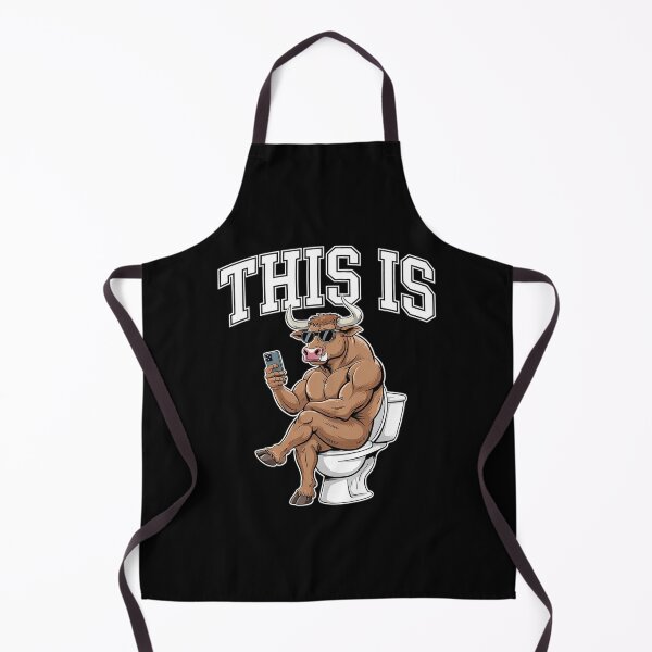 Item preview, This Is Bullsht Funny Cow Toilet Sarcastic Humor Men Women4  designed and sold by KotexTemu.