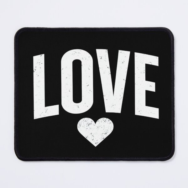 Item preview, LOVE Typography Art – Black & White Vintage Heart Print for Wall Decor & Gifts designed and sold by Bright Nest Studio.