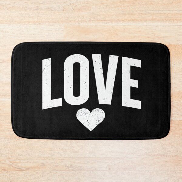 Item preview, LOVE Typography Art – Black & White Vintage Heart Print for Wall Decor & Gifts designed and sold by Bright Nest Studio.