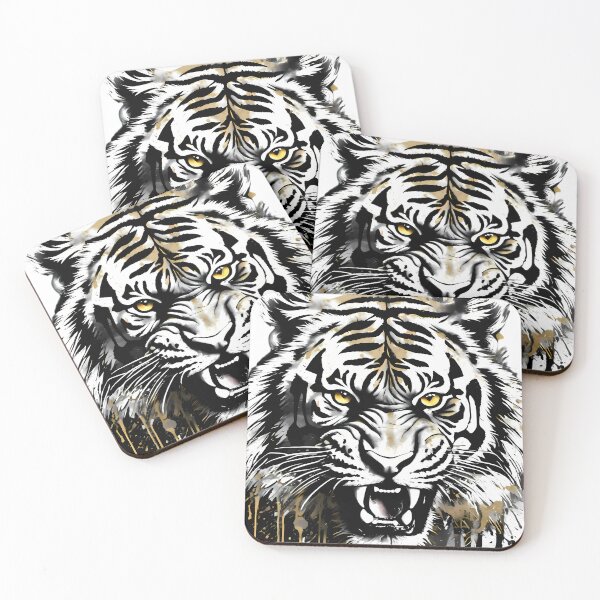Item preview, Tiger Vibrant Artistic Designs Celebrating Nature Technology Nostalgia designed and sold by ART ATTACK ZONE.