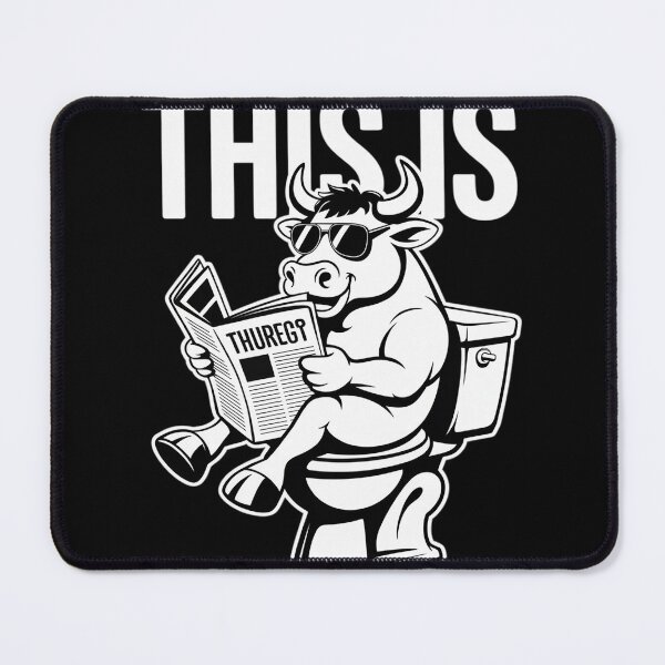 Item preview, This Is Bullsht Funny Cow Toilet Sarcastic Humor Men Women6  designed and sold by KotexTemu.