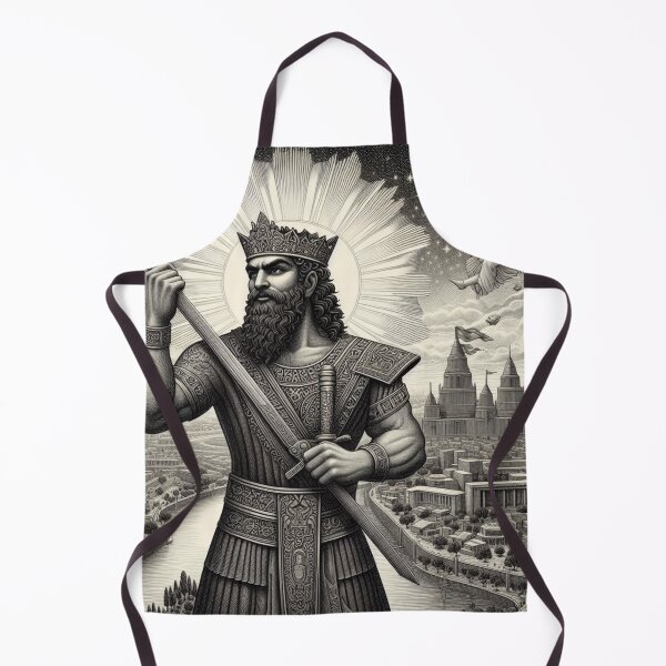 Item preview, Gilgamesh, legendary king of the city of Uruk, heroic character of ancient Mesopotamia, cradle of the civilization of humanity, god of the Underworld in Mesopotamian religion designed and sold by Redbdon.