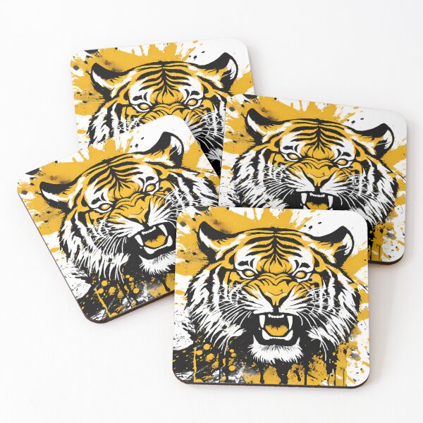Item preview, Power Tiger Artistic Designs Celebrating Nature Technology Nostalgia designed and sold by ART ATTACK ZONE.