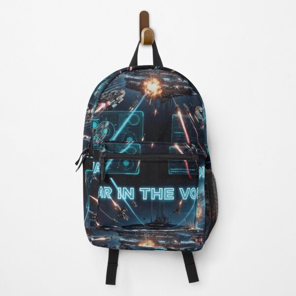 Item preview, War in the Void Space Station Sci Fi Battle Design designed and sold by SplashTastic.