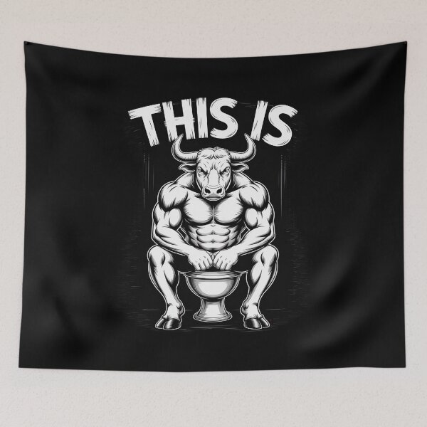Item preview, This Is Bullsht Funny Cow Toilet Sarcastic Humor Men Women9  designed and sold by KotexTemu.