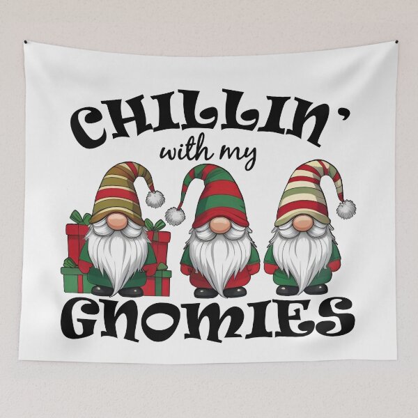 Item preview, Christmas Gnomes Chillin With My Gnomes Hanging Out With Gnome designed and sold by bestggraphico.