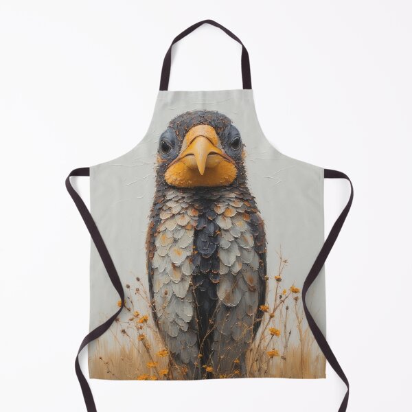 Item preview, Fascinating bird portrait painted in oil. designed and sold by Mianku | Für das Leben.