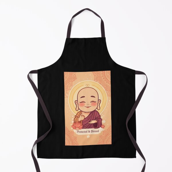 Item preview,  Pop Art Monk– Zen Mandala Cartoon Series  ver 1| Spiritual Calm & Mindfulness Design designed and sold by CosmicNook1.