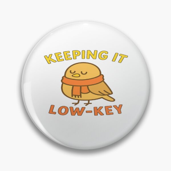 Item preview, Keeping it Low-key Cute Bird  designed and sold by ArtByYuliasha.