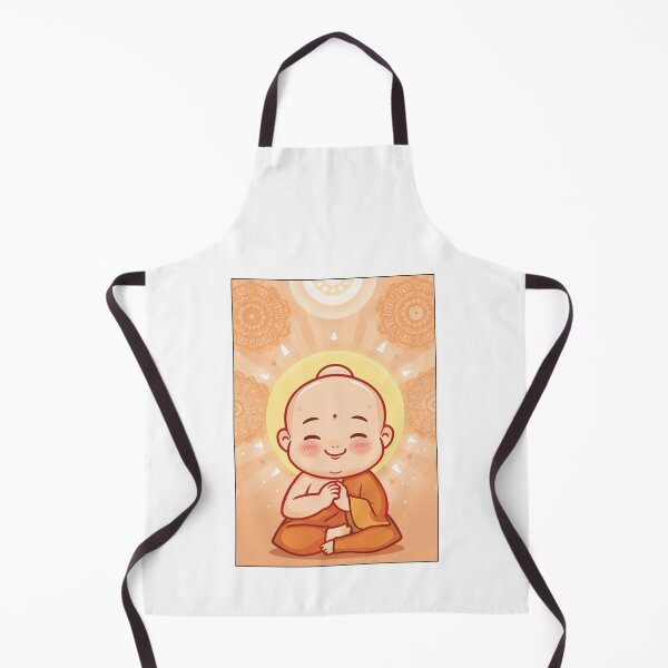 Item preview, Pop Art Monk– Zen Mandala Cartoon Series ver 3 | Spiritual Calm & Mindfulness Design designed and sold by CosmicNook1.
