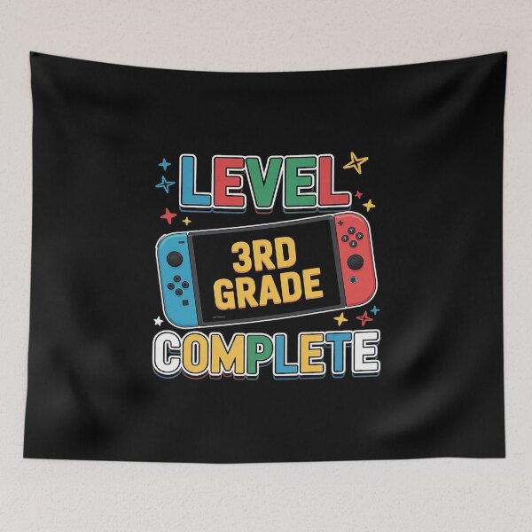 Item preview, Level 3rd Grade Complete Gamer Boys Girls Kids Class of 2024  designed and sold by BeetleMalon.