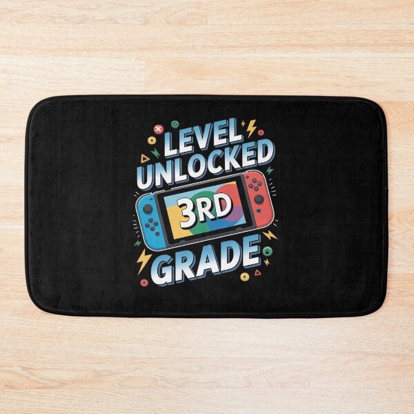 Item preview, Level 3rd Grade Unlocked Back To School First Day Boys Girls  designed and sold by THagBlue.
