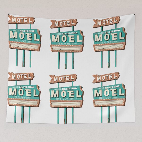 Item preview, Motel Colors Artistic Designs Celebrating Nature Technology Nostalgia designed and sold by ART ATTACK ZONE.