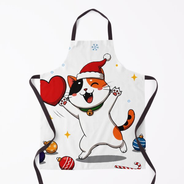 Item preview, Calico Cat with Heart – Whimsical Christmas Celebration Design designed and sold by meesub.