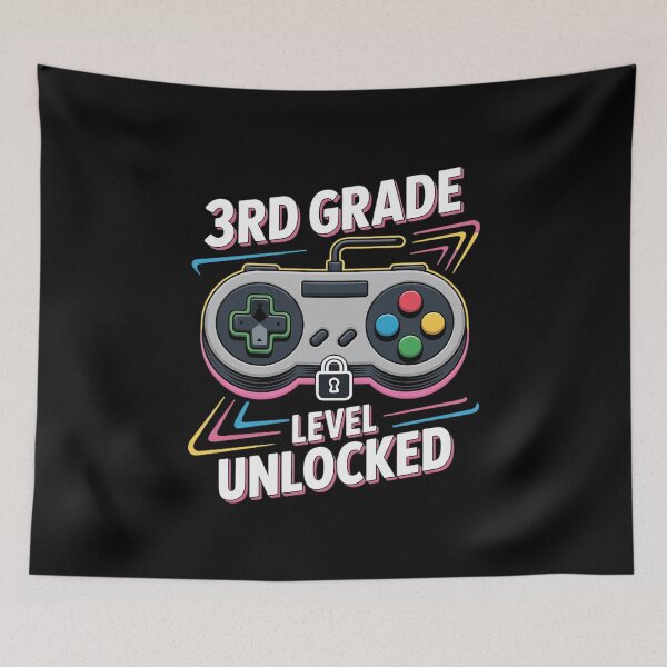 Item preview, Level 3rd Grade Unlocked Back To School First Day Boys Girls1  designed and sold by BeetleMalon.