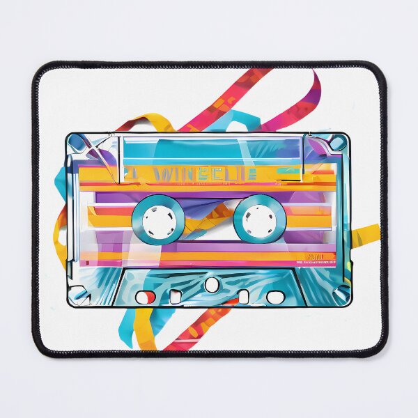 Item preview, Cassette Tiger Artistic Designs Celebrating Nature Technology Nostalgia designed and sold by ART ATTACK ZONE.