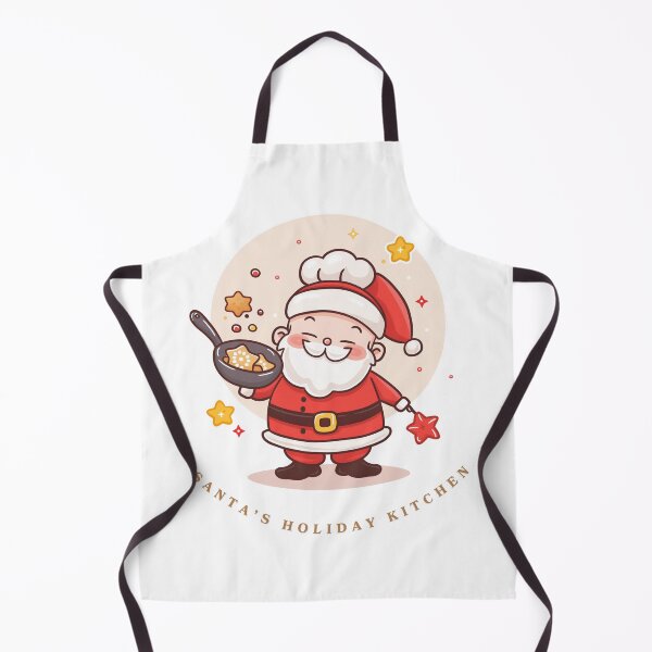 Item preview, Santa’s Holiday Kitchen – Cute Christmas Baking Illustration designed and sold by LWDesignLab.