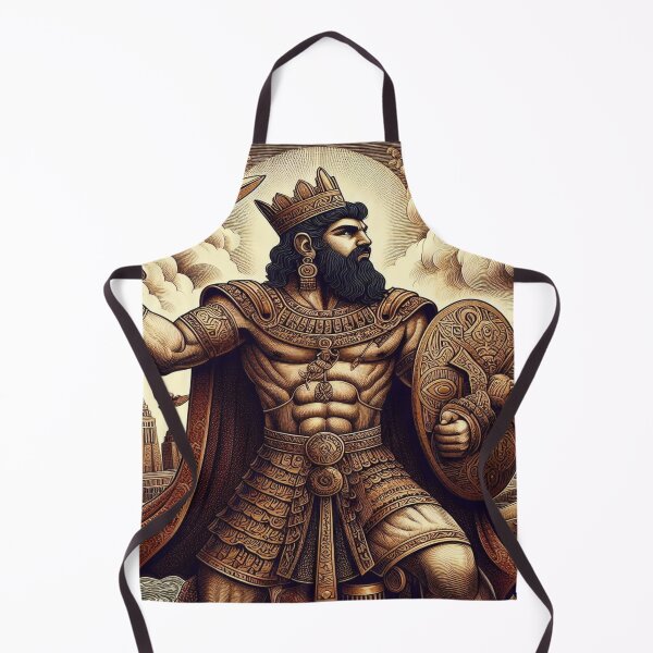 Item preview, Gilgamesh, legendary king of the city of Uruk, heroic character of ancient Mesopotamia, cradle of the civilization of humanity, god of the Underworld in Mesopotamian religion designed and sold by Redbdon.