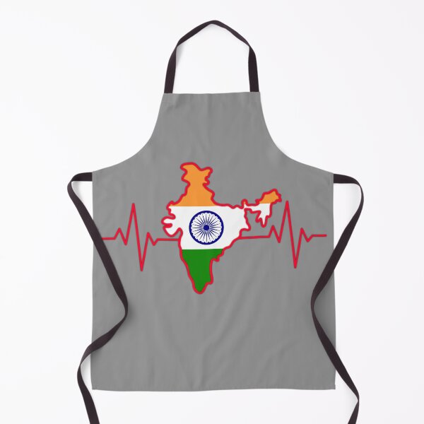 Item preview, Heartbeat of India – Tricolor Map Pulse Art designed and sold by mashmosh.