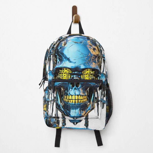 Item preview, Gold Skull Artistic Designs Celebrating Nature Technology Nostalgia designed and sold by ART ATTACK ZONE.