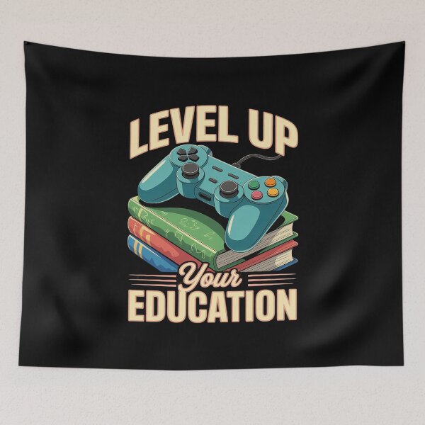 Item preview, Level Up Your Education - Gaming-Inspired Teacher  designed and sold by BeetleMalon.