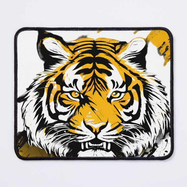 Item preview, Bronze Tiger Artistic Designs Celebrating Nature Technology Nostalgia designed and sold by ART ATTACK ZONE.