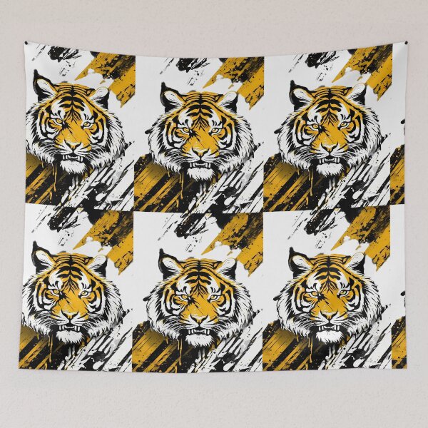 Item preview, Bronze Tiger Artistic Designs Celebrating Nature Technology Nostalgia designed and sold by ART ATTACK ZONE.