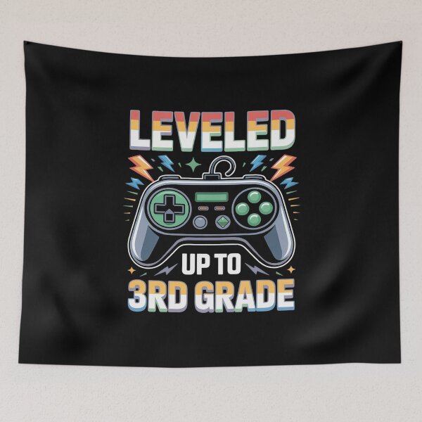 Item preview, Leveled Up To 3rd Grade Gamer Back To School First Day Boys  designed and sold by THagBlue.