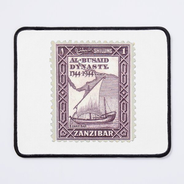 Item preview, Zanzibar Boat Vintage Postage Stamp designed and sold by red-amber65.