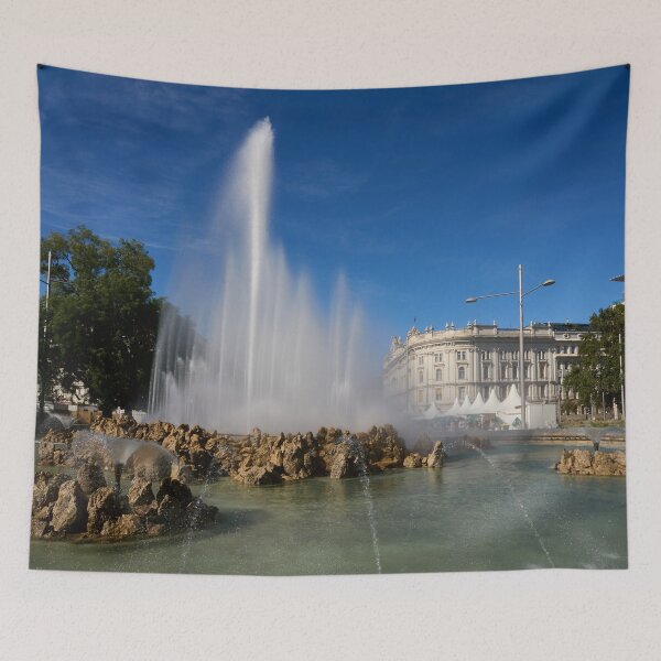 Artikelvorschau, Hochstrahlbrunnen. Wien 2025 entworfen und verkauft von Jouko Lehto Photography.