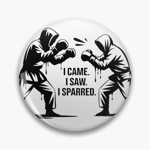 Item preview, I Came I Saw I Sparred – Funny Fighter Street-Art Design designed and sold by WSPrintCrafter.