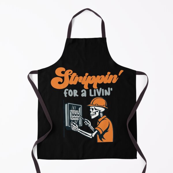 Item preview, Strippin' for A Livin' Electrical Worker Skeleton Humor designed and sold by Colorfulman.