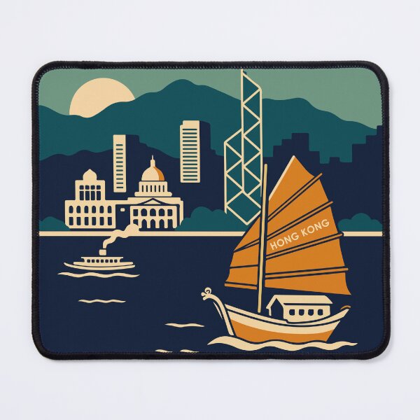 Item preview, Hong Kong Travel Poster designed and sold by rogue-design.