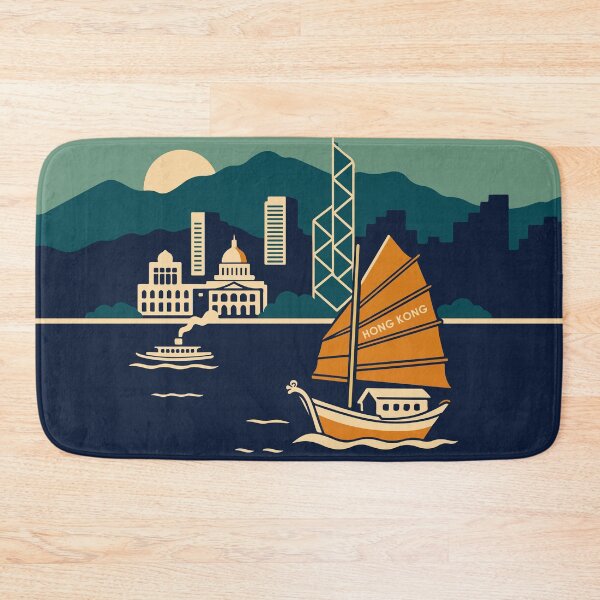 Item preview, Hong Kong Travel Poster designed and sold by rogue-design.