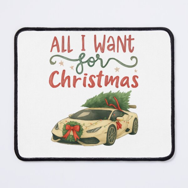 Item preview, Festive sports car – Stylized watercolor illustration designed and sold by Jynnie.