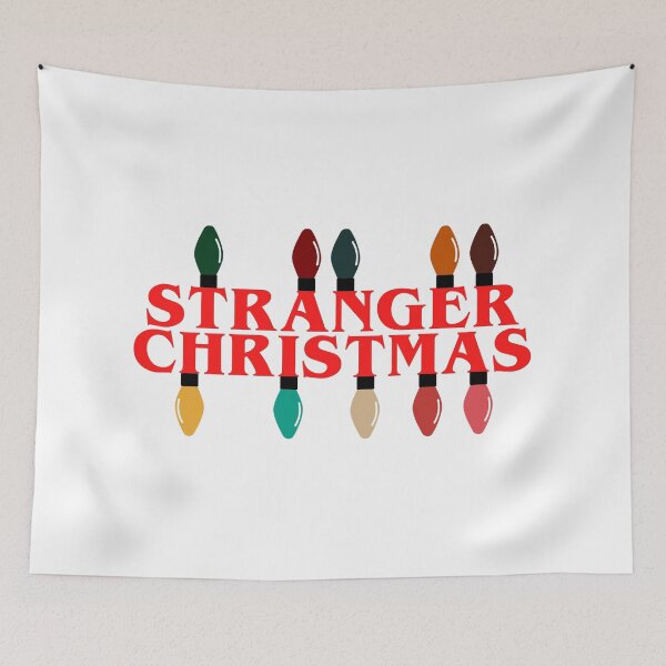Item preview, Stranger Christmas - Retro 80s Sci-Fi Lights Parody designed and sold by Aesthetic Crew.