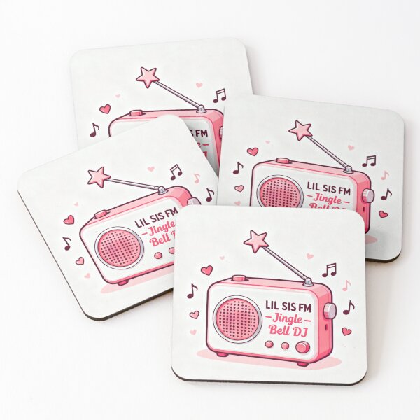 Item preview, Kawaii Pink Vintage Radio with Star Antenna | Lil Sis FM DJ designed and sold by BlueYasmine.