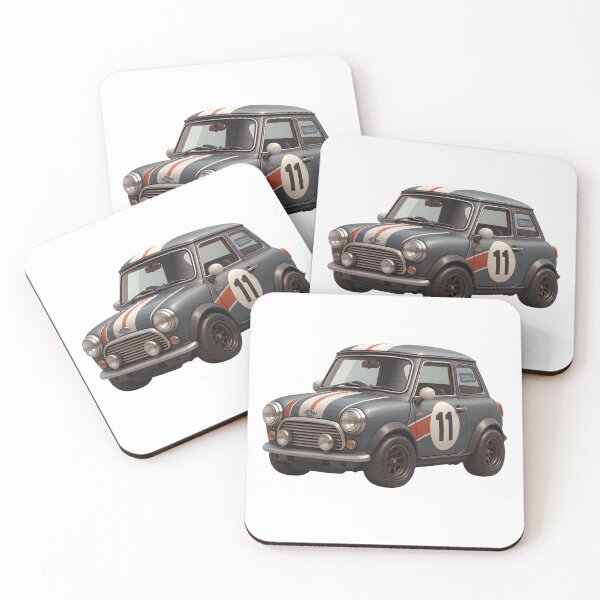Item preview, Classic Mini 11 Racing Sticker designed and sold by Joyfulimaginery.