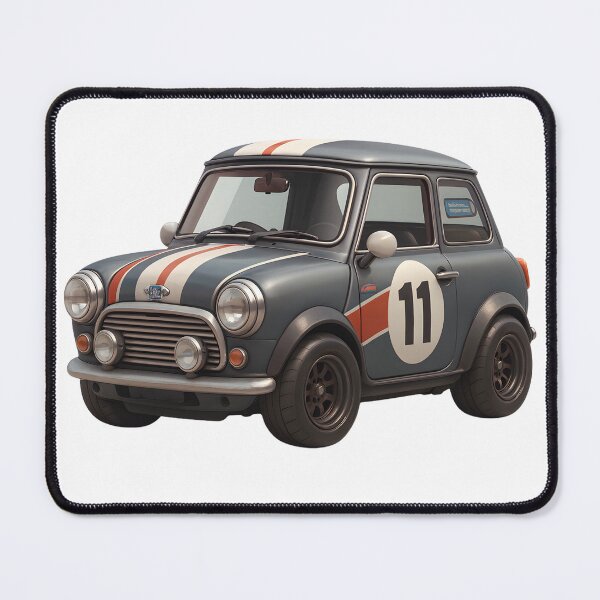 Item preview, Classic Mini 11 Racing Sticker designed and sold by Joyfulimaginery.