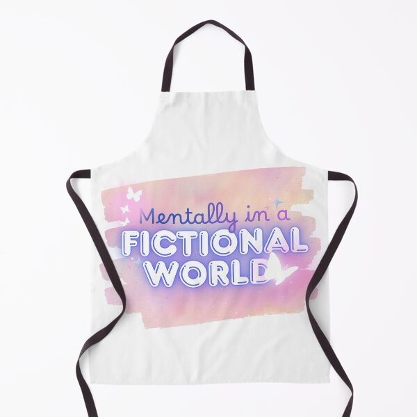 Item preview, Mentally in a Fictional World – Bookish Aesthetic Quote designed and sold by ade-datt.
