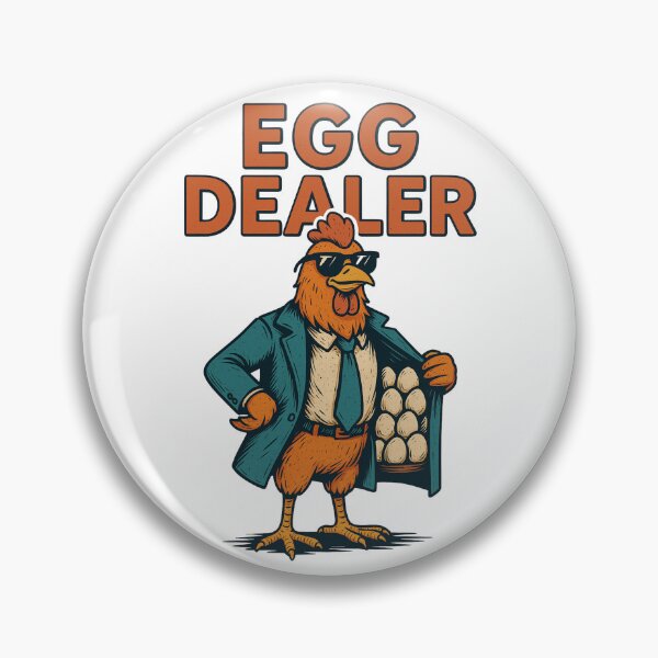 Item preview, Egg Dealer – Funny Chicken Farmer Design  designed and sold by gumplovitz.