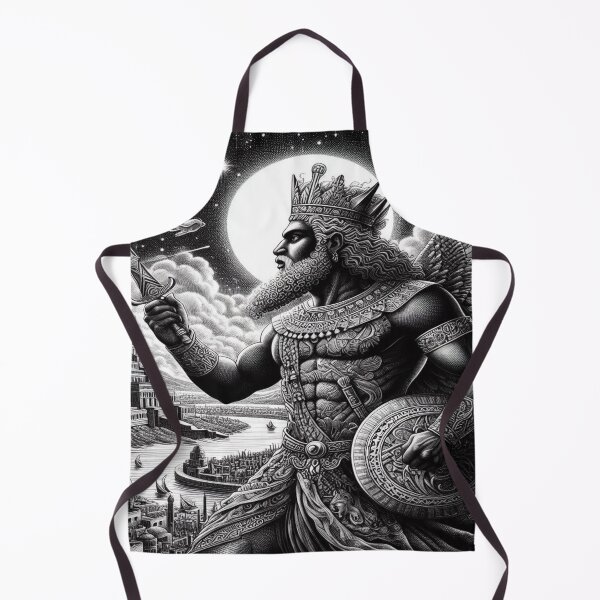 Item preview, Gilgamesh, legendary king of the city of Uruk, heroic character of ancient Mesopotamia, cradle of the civilization of humanity, god of the Underworld in Mesopotamian religion designed and sold by Redbdon.