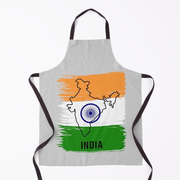 Item preview, India in Color – Artistic Flag Map Design designed and sold by mashmosh.
