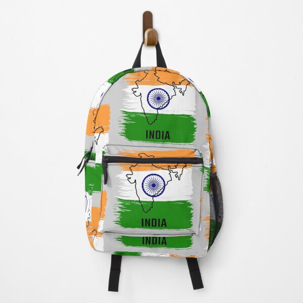 Item preview, India in Color – Artistic Flag Map Design designed and sold by mashmosh.