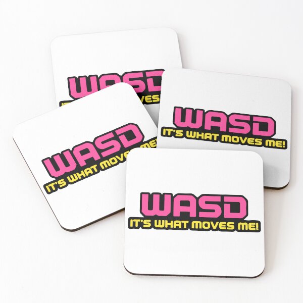 Item preview, WASD Pink & Yellow Controller Motto designed and sold by Prtina.