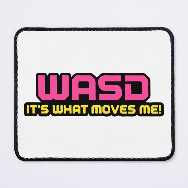 Item preview, WASD Pink & Yellow Controller Motto designed and sold by Prtina.