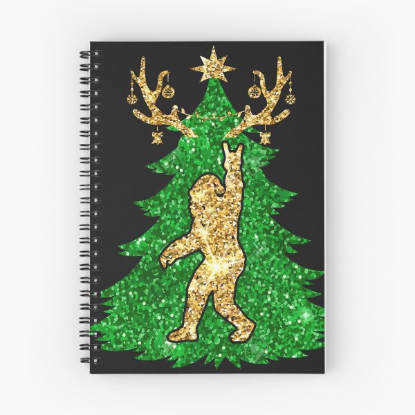 Item preview, Santa Bigfoot Christmas Tree Xmas Lights Funny Sasquatch designed and sold by smartrocket.