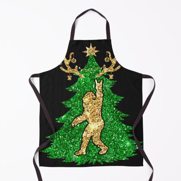 Item preview, Santa Bigfoot Christmas Tree Xmas Lights Funny Sasquatch designed and sold by smartrocket.